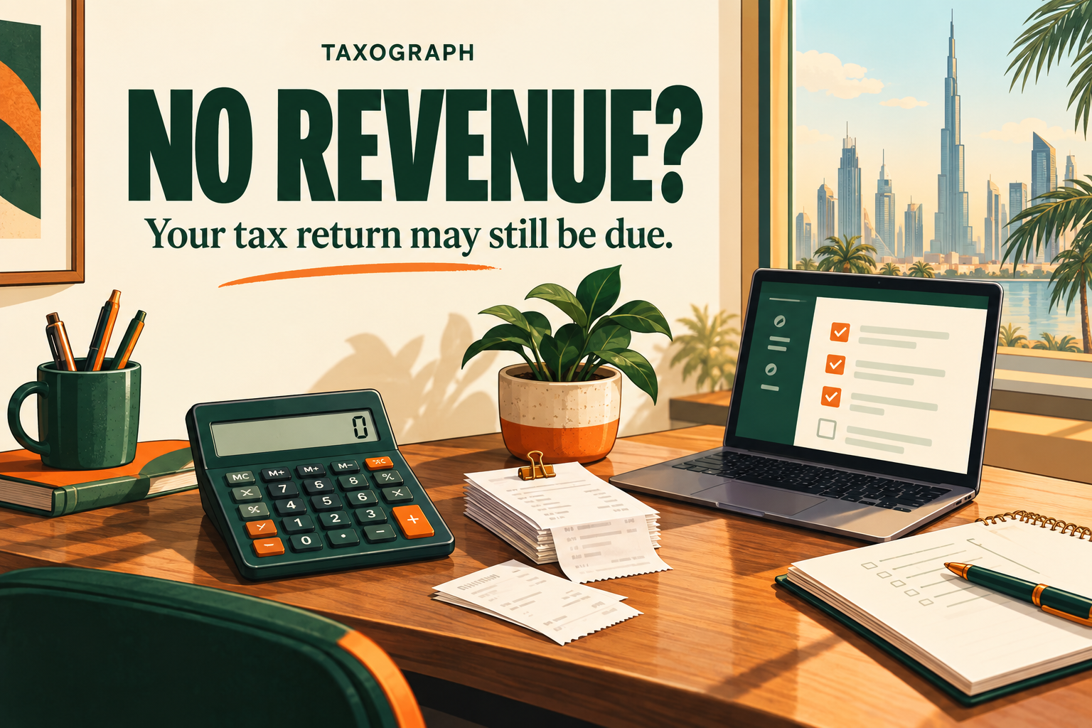 UAE Company With No Revenue: Do You Still Need to File Corporate Tax?