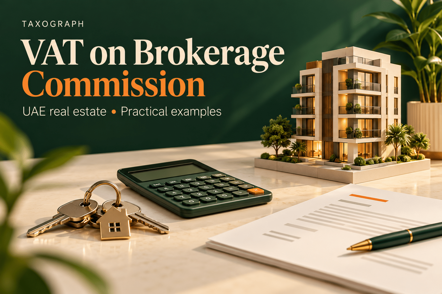 VAT on Real Estate Brokerage Commission in the UAE: Practical Examples